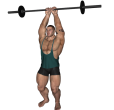 Triceps Extension - Standing Barbell Close Grip
